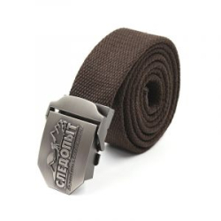 Ремень "Следопыт", 1400х36 мм, текстиль, темно-коричневый