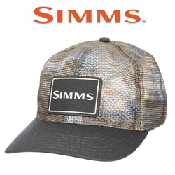 Simms Mesh All-Over Trucker, Hex Flo Camo Earth