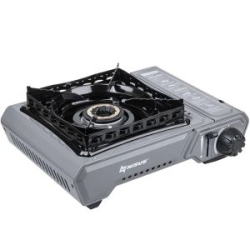 Плита газовая портативная в кейсе, горелка латунная, ветрозащита Nisus (N-MS-2900HCBW)