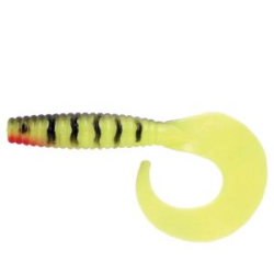 Силиконовая приманка Wake Grub 4,5" цв. NEON PERCH 166