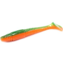 Силиконовая приманка Grows Culture Tioga Fat 3.9" цвет T76 (Bright Carrot)