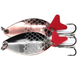 Блесна шумовая Namazu Jakiro 15гр. цвет 01-03 (серебро-медь)