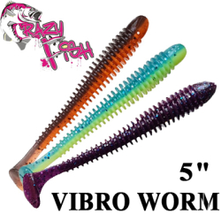 Crazy Fish Vibro Worm 5"