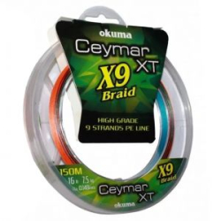 Шнур плетеный Okuma Ceymar XT9 #2 28lb 0.23mm 150m Multi Color