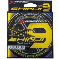 Шнур плетёный YGK XBraid Shinji x9 HP [5color] 300m #2 (40.7lb) (4582550717387)