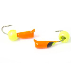 Мормышка Гвоздик №2,5 (бмо)+ шар лимонка(0,72)