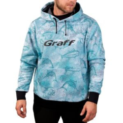 Толстовка голубая Graff (231-BL-14) р-р S
