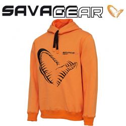 Savage Gear Mega Jaw Hoodie Sun Orange