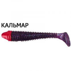 Силиконовая приманка Crazy Fish Vibro Fat 4" 14-100-98RH-6 кальмар цв. 98RH