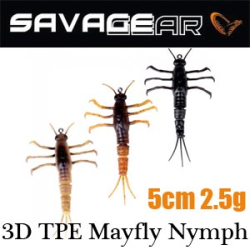 Savage Gear 3D TPE Mayfly Nymph 5 2.5g