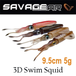 Savage Gear 3D Swim Squid 9.5cm 5g