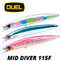 Duel Hardcore Mid Diver 115 F F1192