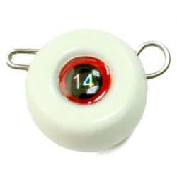 Груз крашеный разборная чебурашка "ТАБЛЕТКА" 12 гр., цвет 08-люминисцентный GCR(T)C-12-08 10 шт