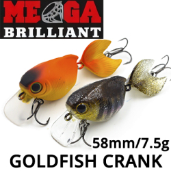 Mega Brilliant GoldFish Crank 58F