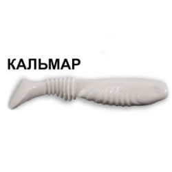Силиконовая приманка Crazy Fish Dainty 3.3 25-85-59-6 кальмар цв. white (белый)