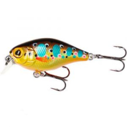 Воблер Mikado Fishunter Bold Head 4F цвет BROWN TROUT