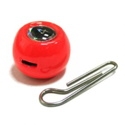 Мормыш Груз крашеный разборная чебурашка "ШАР" 4 гр., цвет 01- красный GCR(B)C-04-01 10 шт