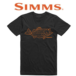 Simms Bass Line T-Shirt, Black