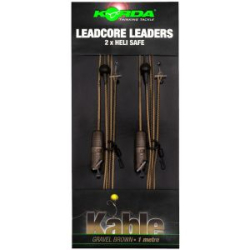 Лидкор Korda Heli Safe Leadcore leader 1м 2 per Gravel