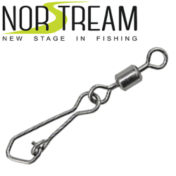 Norstream Rolling swivel with hooked snap