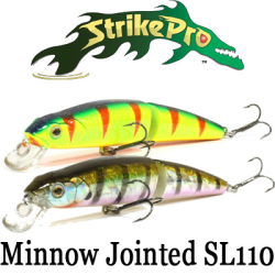 Strike Pro Minnow Jointed SL110 (MG-010F)