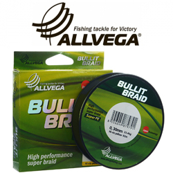 Allvega Bullit Braid 92м тёмно-зелёный