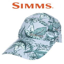 Simms Superlight Flats Cap LB, Slamdown Steel Blue