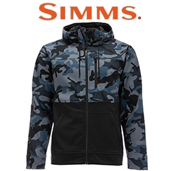 Simms Rogue Hoody, Woodland Camo Storm