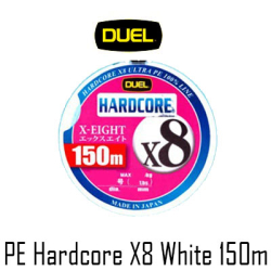 Duel PE Hardcore X8 White 150m