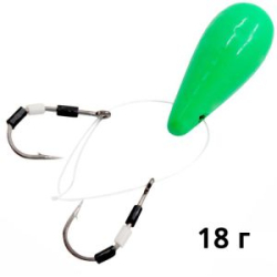 Приманка Балда ЯМАН "Булава-1" с плав.крючками, 18г цв.ф-з