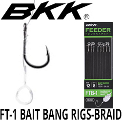 BKK Feeder Tournament, FT-1 Bait Bang Rigs Braid с поводком