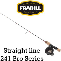 Frabill Straight line 241 Bro Series (удочка + катушка)