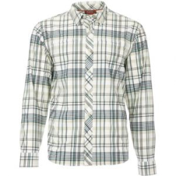 Рубашка Simms BugStopper LS Shirt, Plaid Pearl Madras Plaid, LEU