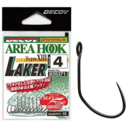 Крючок форелевый одинарный Decoy AH-13 AreaHook type X III Laker #4
