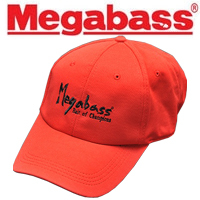 Megabass Field Cap Brush Logo Red/Blk