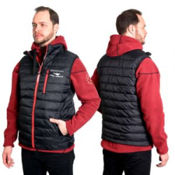 Жилет утепленный стеганый Alaskan Juneau Vest цвет черный/красный размер XL