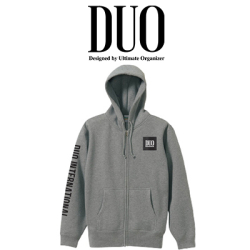 DUO Quad Logo Hoodie #Gray