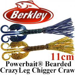 Berkley Powerbait Bearded CrazyLeg Chigger Craw 11см