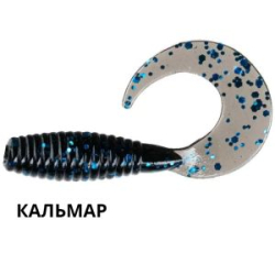 Силиконовая приманка Crazy Fish Angry Spin 1" 20-25-85-6 кальмар цв. 85