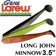 Gene Larew Long John Minnow 3.5"