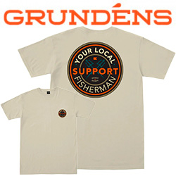 Grundens Dark Seas X Grundens Day Job T-Shirt, Creme