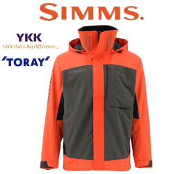 Simms Challenger Bass Jacket Fury Orange