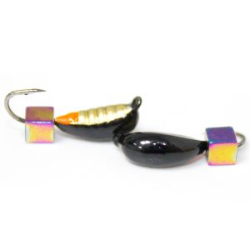 Мормышка Пингвин №3 (чл)+ куб хамелеон(0,85)