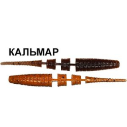 Силиконовая приманка Crazy Fish Polaris 1.8" 5-45-8d-6 кальмар цв. orange coffee (апельсиновый кофе)