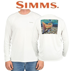 Simms Solar Tech Tee Another Day White