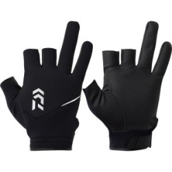Перчатки Daiwa DG-6225W Cold Protection Light Grip Gloves 3 Cuts [Black] M