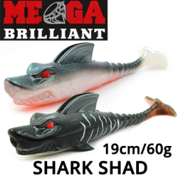 Mega Brilliant Shark Shad 19