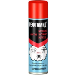 Аэрозоль-репеллент «Рефтамид Максимум» 147 мл, 3 в 1