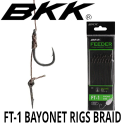 BKK Feeder Tournament, FT-1 Bayonet Rigs Braid с поводком