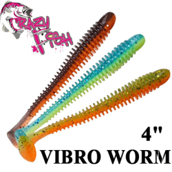 Crazy Fish Vibro Worm 4"